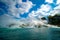 View of Niagara Falls from the Maid of Mist boat