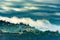 View of Niebla, a small town in the river mouth of Valdivia River