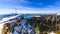 View from the Niederhorn Beatenber Mountain in Switzerland