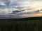 View of Niihau Island from Waimea Canyon during Sunset on Kauai Island, Hawai.