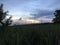 View of Niihau Island from Waimea Canyon during Sunset on Kauai Island, Hawai.