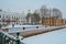 View of the Nikolsky Naval Cathedral in St. Petersburg, Russia