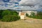 View from Nitra`s calvary hill at Missionary house of the Mother of God