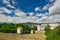 View from Nitra`s calvary hill at Missionary house of the Mother of God