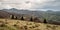 View from Nolcovska Magura hill in Velka Fatra mountains in Slovakia