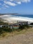 View of Noordhoek Beach from Chapman\'s Peak road in Cape Town, South Africa
