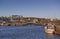 The View north across the outer harbour at Arbroath, with the Local Fishing Boats moored alongside, and Mackays Boatbuilders Yard