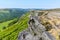 A view north along the side of Bamford Edge, UK