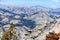 View north from Clouds Rest, towards Tenaya Lake and Polly Dome