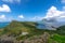 View of the north coast of Lord Howe Island, New South Wales, Australia, seen from the summit of Mount Eliza.