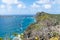 View of the north coast of Lord Howe Island, New South Wales, Australia, seen from the summit of Mount Eliza.