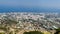 View of the North coast of Rhodes island from Filerimos mountain, Greece.