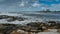 A view from North Shore across an estuary to Maroochydore