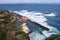 View of the Northern coastline of Madeira,