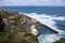 View of the Northern coastline of Madeira,