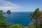 View of a Nosy Kivinjy Sugarloaf Rock in the sea, Madagascar