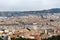 View from Notre Dame de la Garde at Marseille centre, France