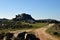 View of nuraghe Sa Fraigada