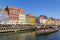 View of Nyhavn waterfront in Copenhagen, Denmark