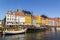 View of Nyhavn waterfront in Copenhagen, Denmark