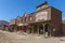 View at the Oasys - Mini Hollywood, a Spanish Western-styled theme park, outside Western cowboys scenario, town with traditional
