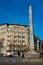 View of an obelisk at the Plaza de los Cinco Oros