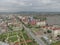 View from the observation deck of the city of Grozny-the capital of the Chechen Republic of Russia.