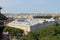 View from the observation deck of St. Isaac`s Cathedral. St. Petersburg.