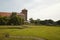 View of the observation tower Wawel Castle, Krakow, Poland