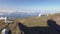 View of observatories from top of roque De Los Muchachos, La Palma