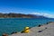 View of the ocean from the Paleochora pontoon