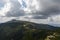 View of the Ocolasul Mare peak from the Toaca peak in Romania Carpathians