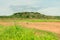 A view of Oeiras` sign at Morro da Cruz viewpoint - Piaui state, Brazil - Sertao landscape