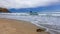 View offshore from Sandfly Bay in New Zealand