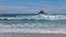 View offshore from Sandfly Bay in New Zealand