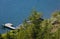 View of Okanagan Lake Peachland British Columbia Canada near Kelowna. Beautiful summer landscape at Okanagan Lake