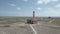 View of the old, abandoned lighthouse at Klein Curacao.