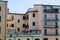 View of old biding in Livorno