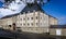 View of the Old Brewery Building formerly Lamb Brewery and now Apartments in Gentle Street, Frome, Somerset, UK