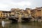 View of old bridge in Florence
