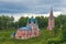 View of the old church of the Icon of the Mother of God of Kazan. Tutaev, Russia