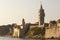 View on the old city of Rab from the sea