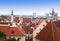 View of Old city\'s roofs. Tallinn. Estonia