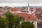 View of Old city\'s roofs. Tallinn. Estonia