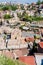 View of the old city of Tbilisi and sulfur baths from a height. Georgia