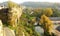 View of old fortifications and Grund in Luxembourg