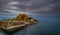 View of the old fortress in Corfu Town Greece Europe.