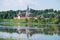 View of the Old Ladoga Nikolsky monastery, July afternoon. Old Ladoga, Russia