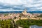 View of old medieval town of Segovia, Spain