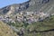 View of the old mountain village Chokh, September day. Dagestan